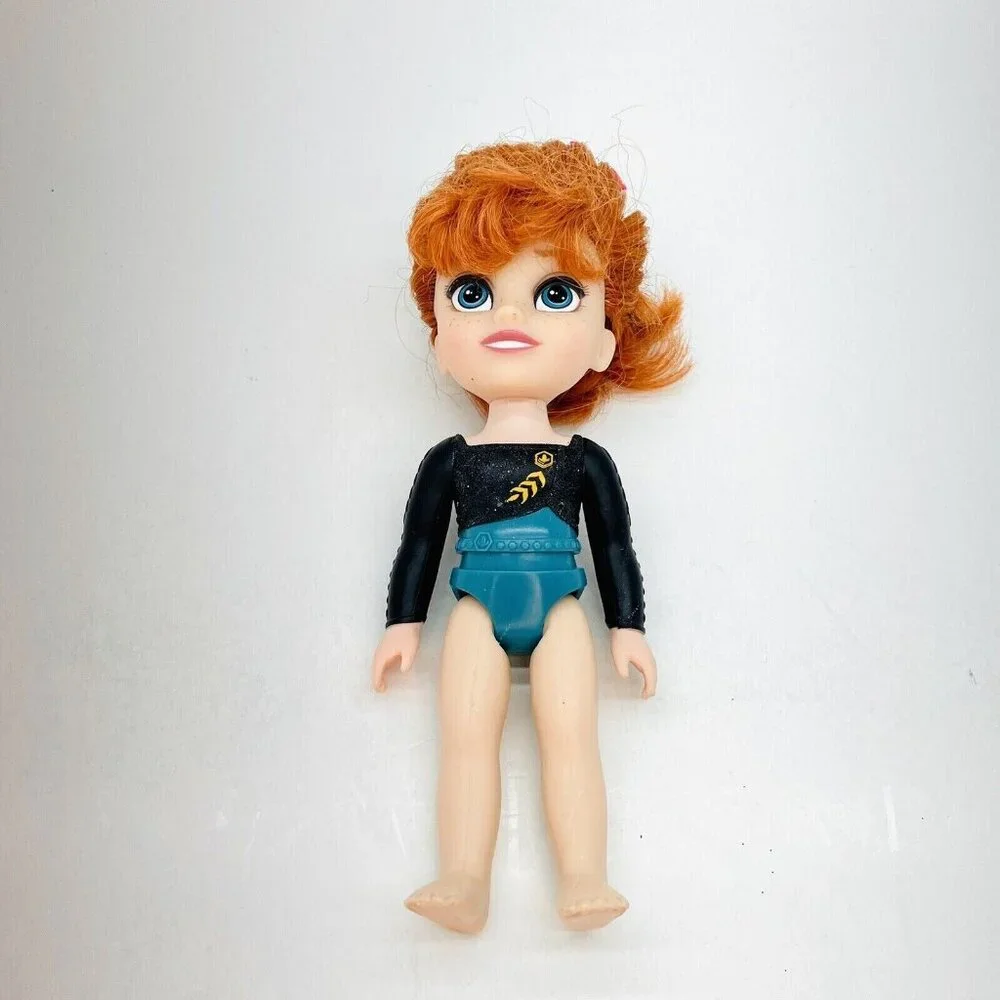 Disney Frozen 2 Petite Adventure Anna Doll Rare Dress Costume Jakks Pacific Toy - Picture 4 of 11